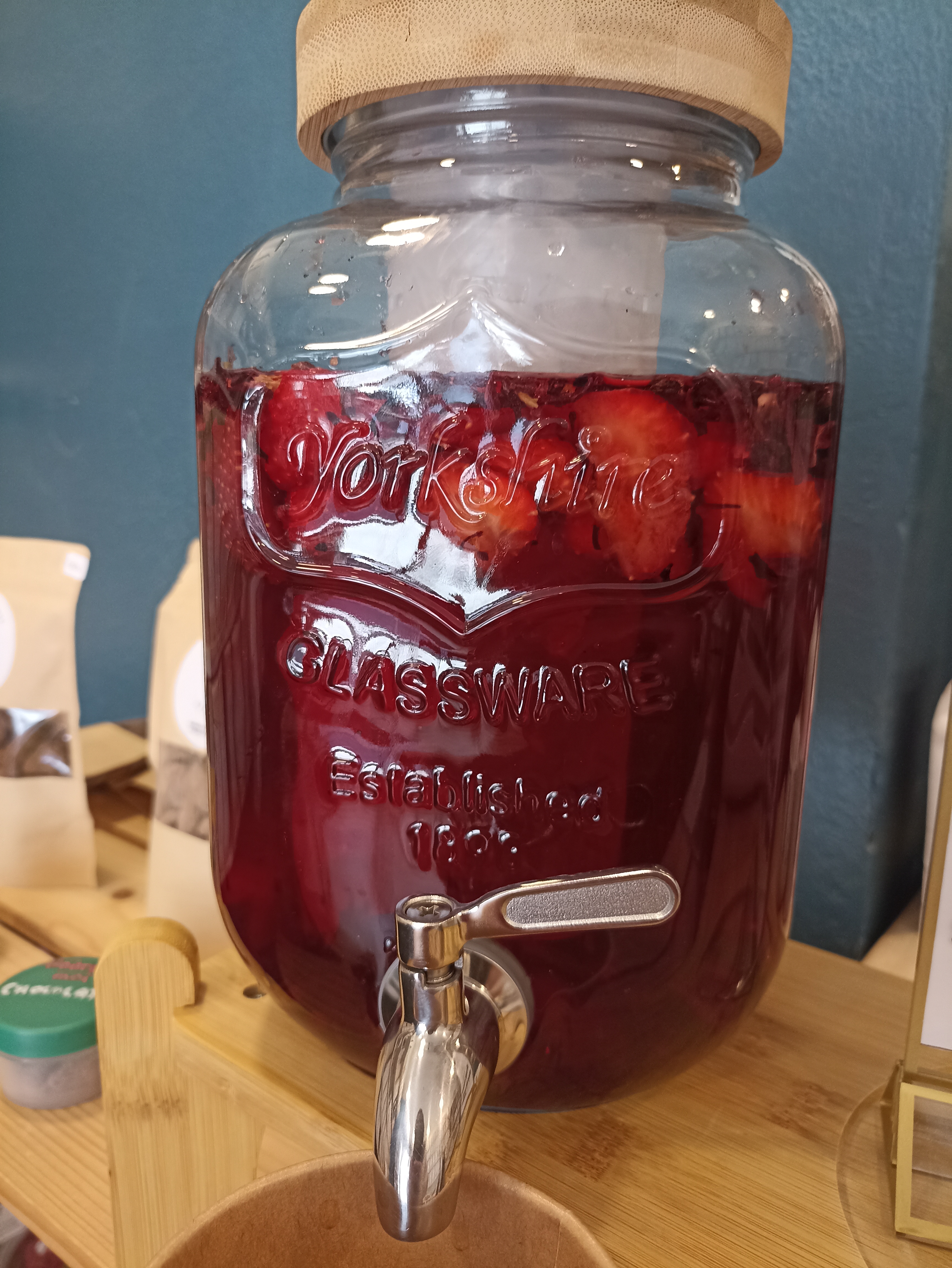 Mon joli thé glacé aux fruits rouges